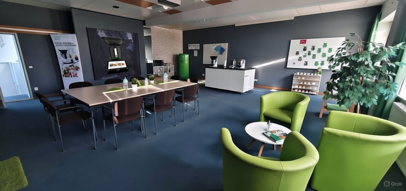 Thermomix TM7 mit Rezeptvorgängen – offizielles Vorwerk-Bild